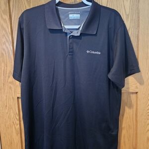 Columbia Omni Wick Men's Black Polo Shirt
